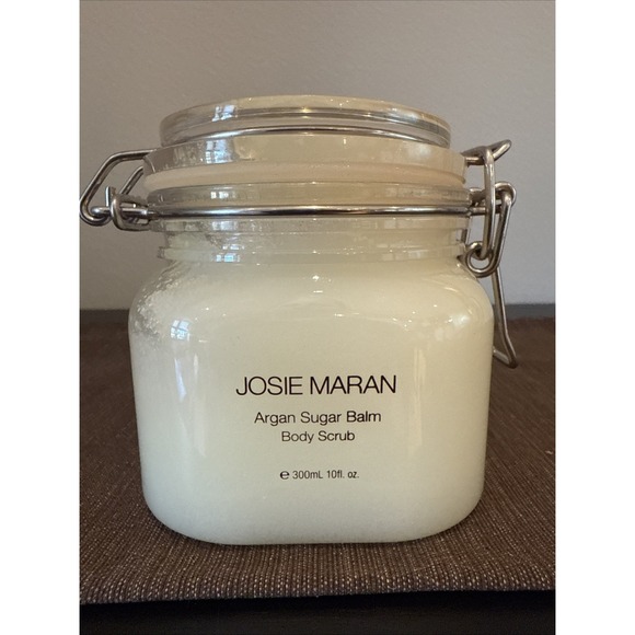 Josie Maran Argan Whipped Sugar Balm Body Scrub 10oz-Sweet Cranberry - Picture 1 of 5